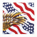 Бандана 101Inc Flag USA w/Eagle - Фото 1