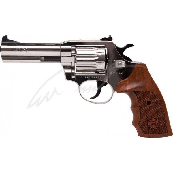 Револьвер флобера Alfa mod.441 нікель/дерево - 3376651