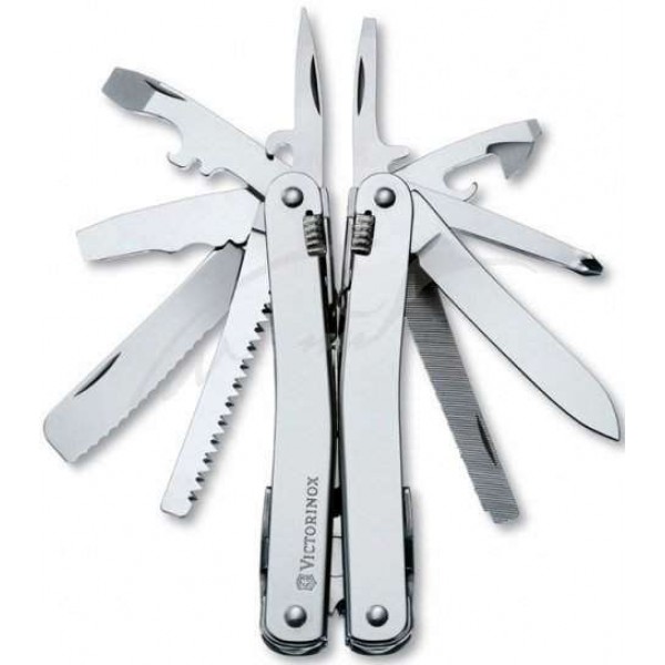Мультитул VICTORINOX 3.0223.L1 с кожанным чехлом ц: металлик - 3376743
