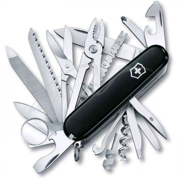 Ніж VICTORINOX 1.6795.3 SwissChamp ц: чорний - 3376751