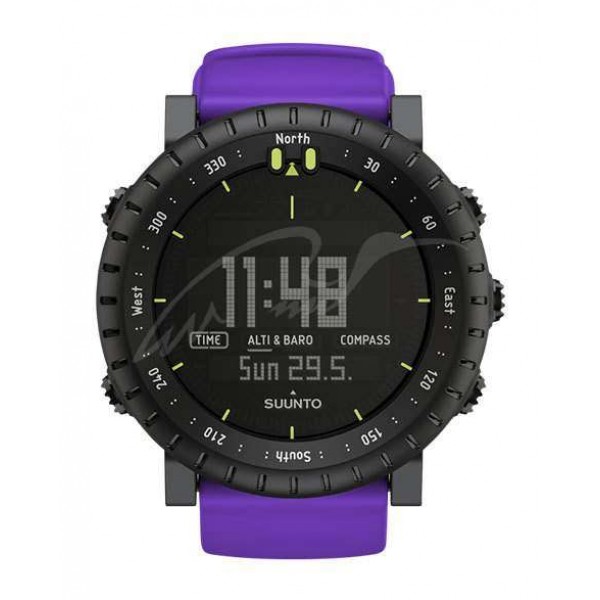Годинник Suunto CORE all black + violet crush rubber strap ц:фіолетовий - 3376804