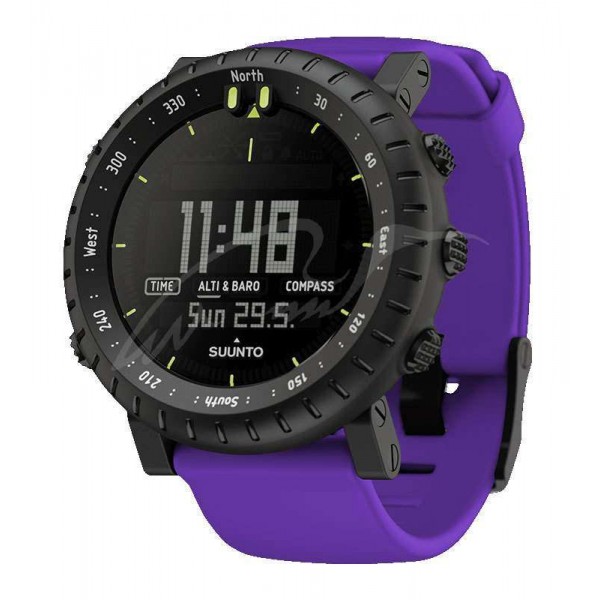 Годинник Suunto CORE all black + violet crush rubber strap ц:фіолетовий - 3376804