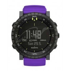 Годинник Suunto CORE all black + violet crush rubber strap ц:фіолетовий