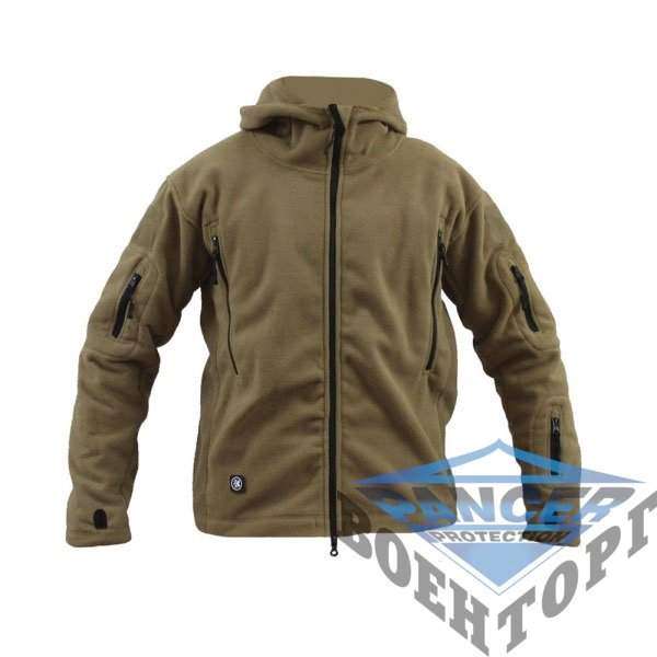 Кофта флисовая тактическая с капюшоном CB - 3376892