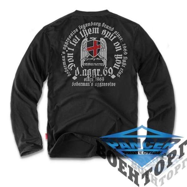Футболка лонгслів Dobermans Aggressive Revenge Black - 3376914
