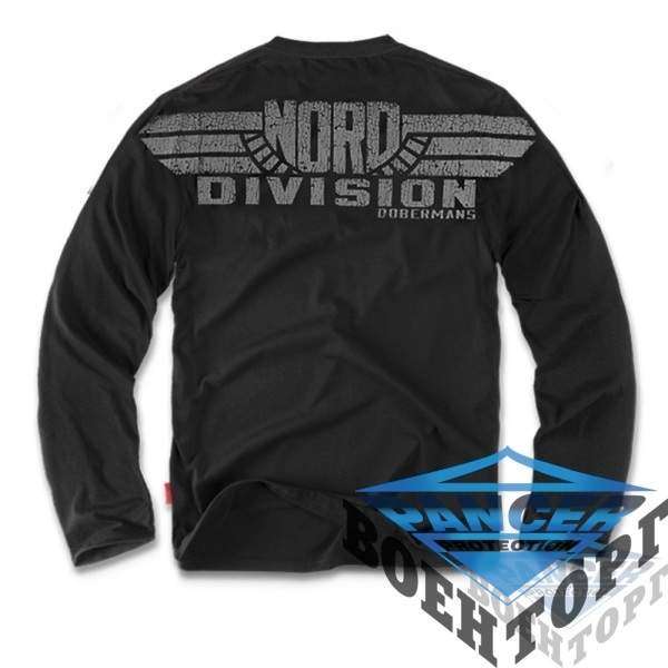 Футболка лонгслив Dobermans Aggressive Nordic Division v4 Black - 3376916