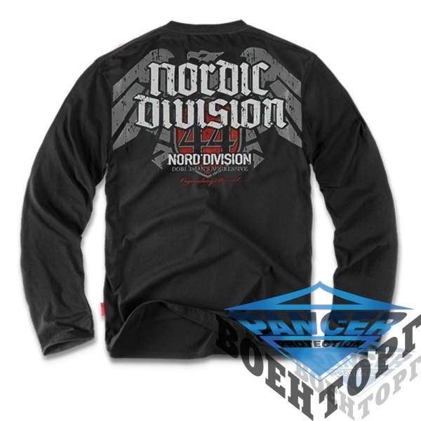 Футболка лонгслив Dobermans Aggressive Nordic Division v2 Black - 3376918
