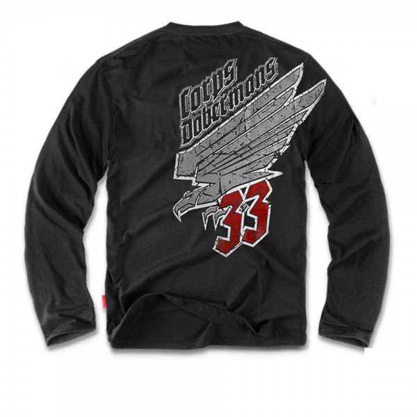 Футболка лонгслів Dobermans Aggressive Corps 33 v2 Black - 3376923