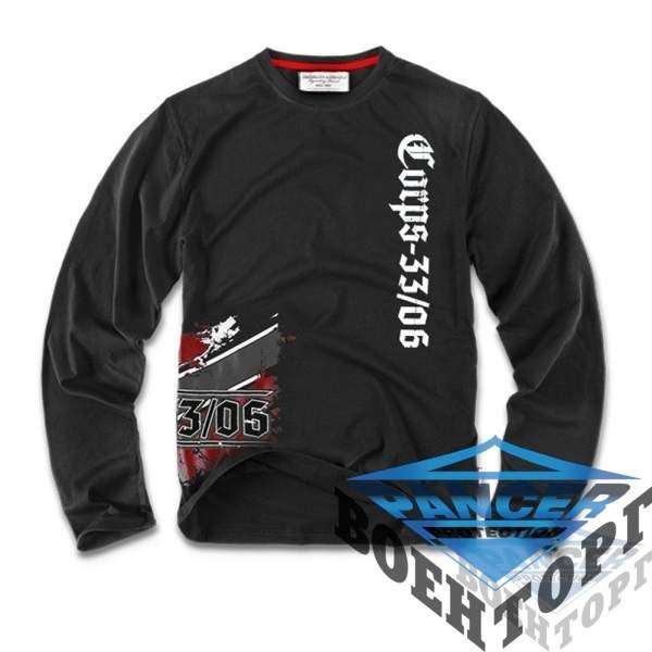 Футболка лонгслив Dobermans Aggressive Corps 33 v1 Black - 3376924