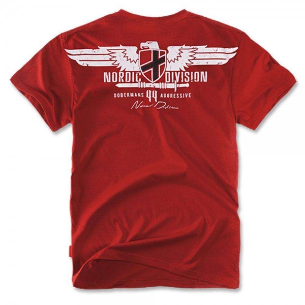 Футболка Dobermans Aggressive Nord Division V3 Red - 3376951