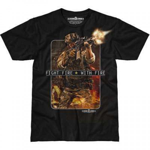 Футболка 7.62 Fight Fire With Fire Black - 3376963