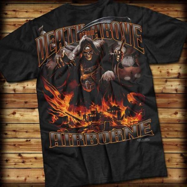 Футболка 7.62 Airborne Death From Above Black - 3376979