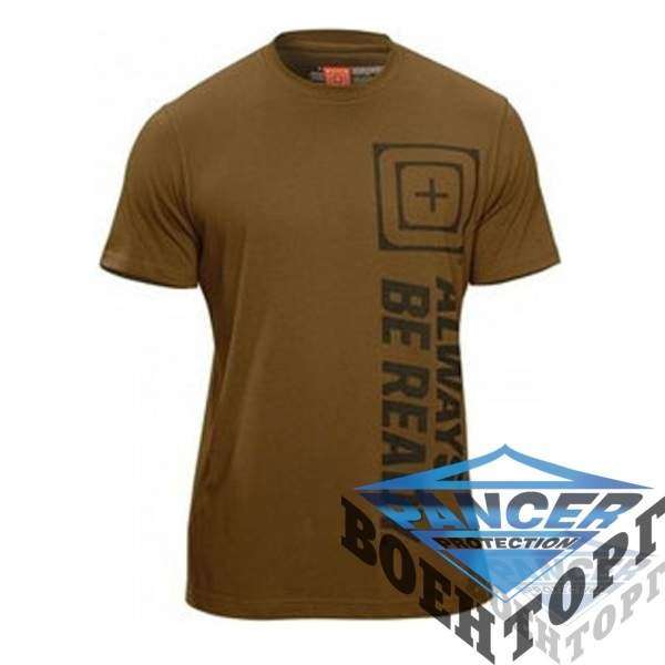 Футболка 5.11 recon recon abr t-shirt Battle Brown - 3376982