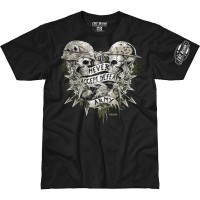 Футболка 7.62 Army Never Accept Defeat Black