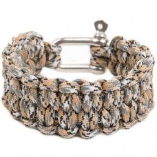 Быстрорасплетающийся браслет виживання, плетіння Петлі на D-образної застібці