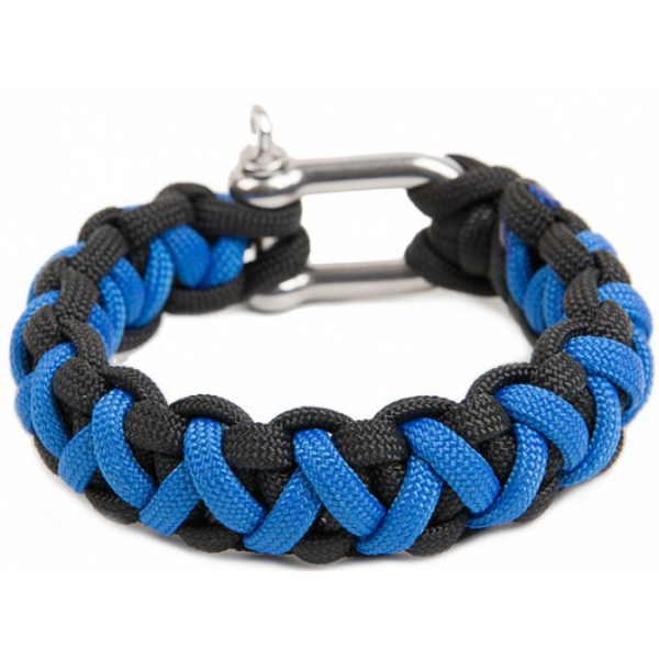 Браслет з паракорда, плетіння Соломон з D-образної застібкою і регульованим язичком - 3391953