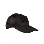 Бейсболка тактична з сіткою чорна Мілтек Німеччина
