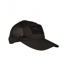 Бейсболка тактична з сіткою чорна Мілтек Німеччина