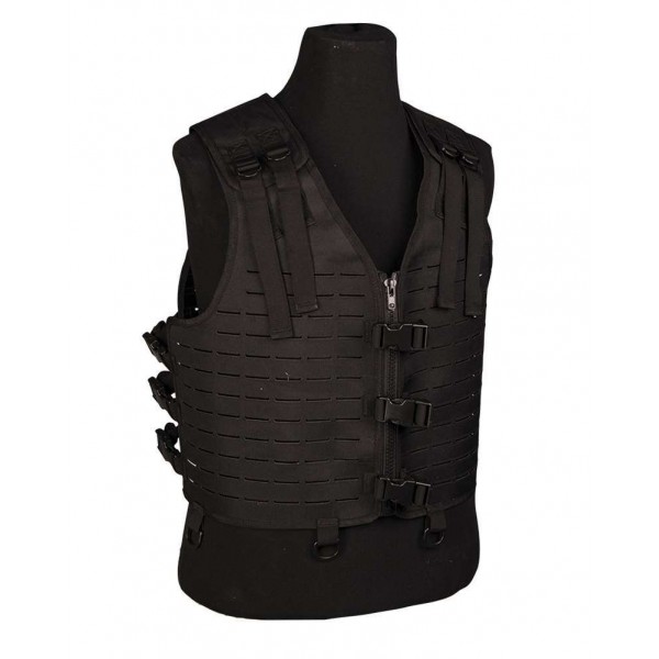 Облегченный чехол бронежилета Mil-Tec черный - 3392613