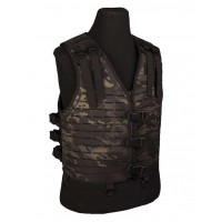 Полегшений чохол бронежилета Mil-Tec мультитарн темний