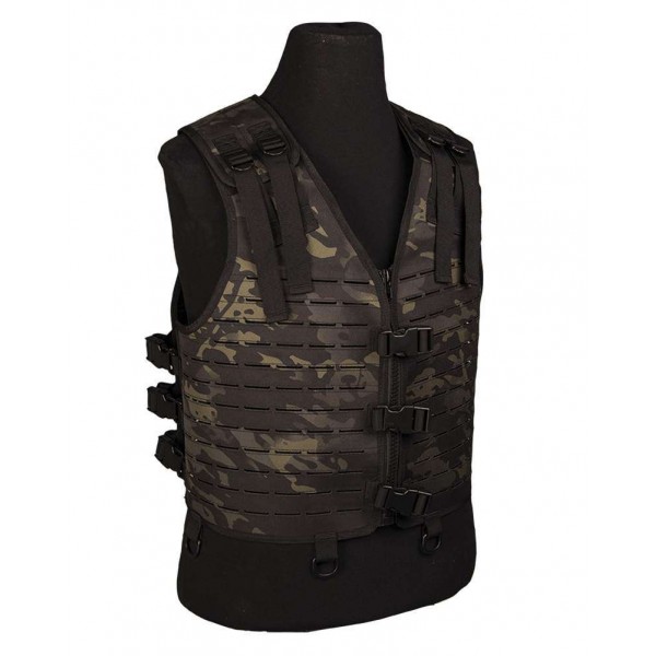 Облегченный чехол бронежилета Mil-Tec мультитарн темный - 3392732