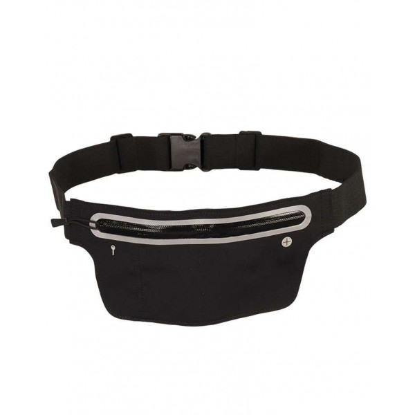 Сумка поясна лайкра Мілтек чорна - 3392772