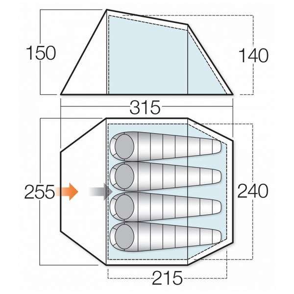 Намет Vango Ark 400 River - 3394085