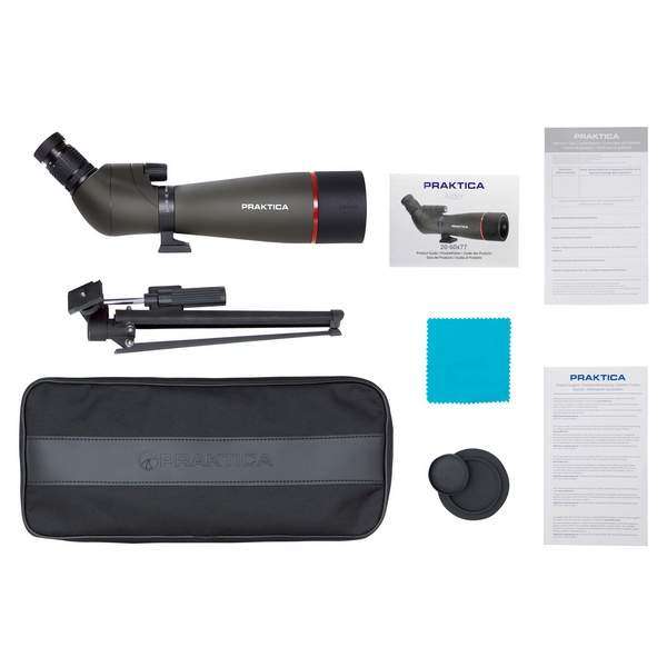 Підзорна труба Praktica Alder 20-60x77/45 WP+штатив - 3409737 Підзорна труба Praktica Alder 20-60x77/45 WP+штатив - 3409737