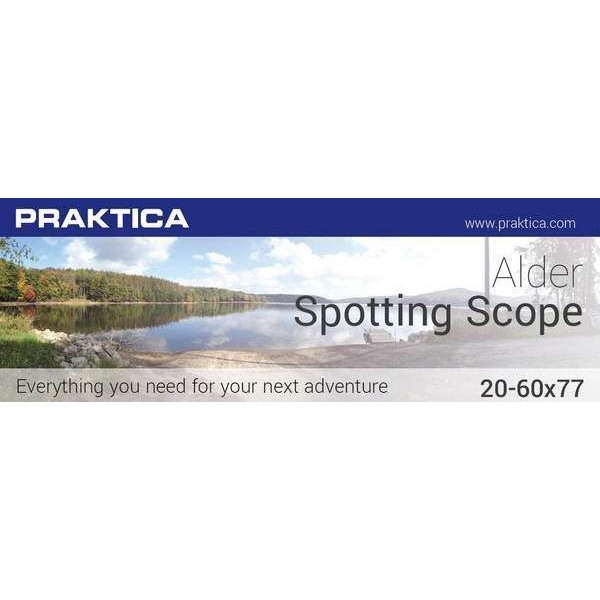 Підзорна труба Praktica Alder 20-60x77/45 WP+штатив - 3409737 Підзорна труба Praktica Alder 20-60x77/45 WP+штатив - 3409737