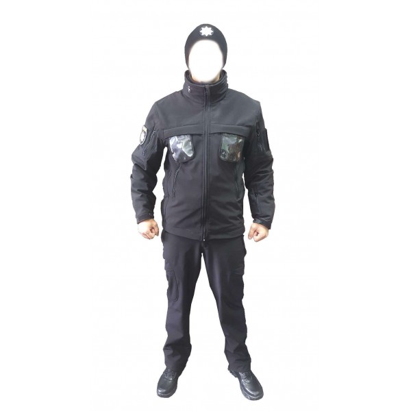 Костюм з softshell для поліції чорний - 3411362 Костюм з softshell для поліції чорний - 3411362