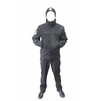 Костюм з softshell для поліції чорний