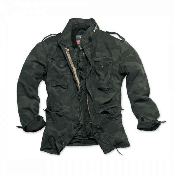 Куртка Surplus Regiment M 65 Black Jacket Camo - 3411476