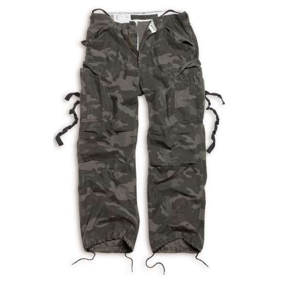 Брюки Surplus Vintage Fatigue Trousers Black Camo - 3411498