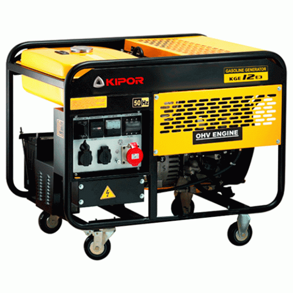 Бензиновий генератор Kipor KGE12E3 - 3411553