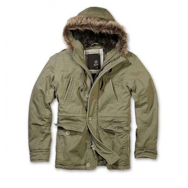 Куртка Brandit Vintage Explorer OLIVE 3120.1 - 3421836