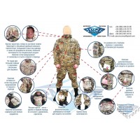 Тактический костюм Мультикам зима