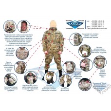 Тактичний костюм Мультикам зима