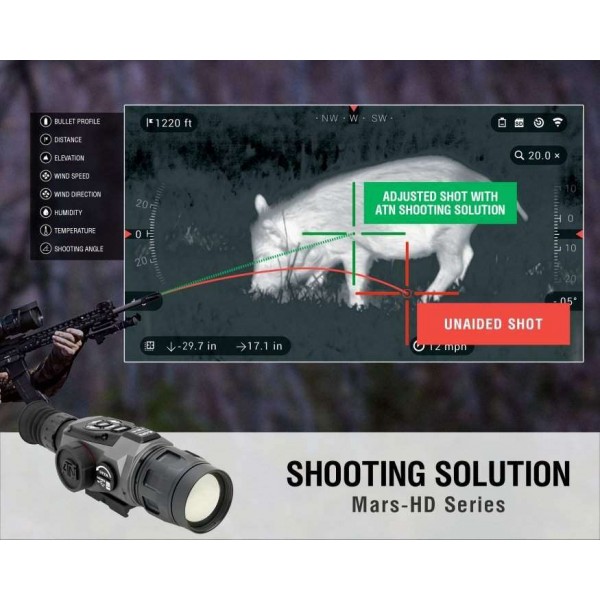 Тепловизионный прицел ATN Mars-HD 384 1.25-5 - 3428426 Тепловизионный прицел ATN Mars-HD 384 1.25-5 - 3428426