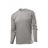 Футболка с длинным рукавом мужская серая ST2500