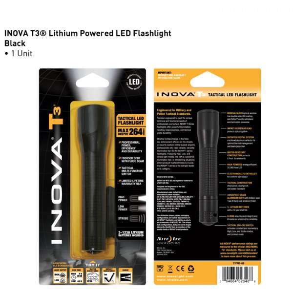Фонарь Inova T3 (264 Lm) - 3434253 Фонарь Inova T3 (264 Lm) - 3434253