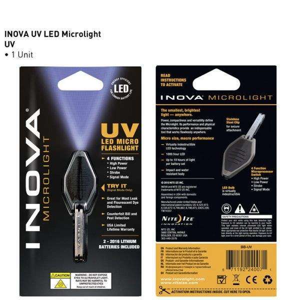 Фонарь Inova Microlight Black/UV - 3434261 Фонарь Inova Microlight Black/UV - 3434261