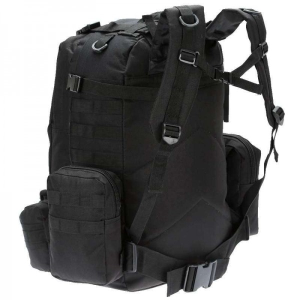 Рюкзак з підсумкими чорний на 55л - 3434350 Рюкзак з підсумкими чорний на 55л - 3434350