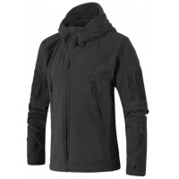 Флисовая кофта с капюшоном Black