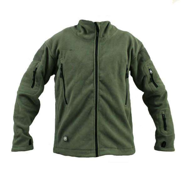 Кофта флисовая тактическая с капюшоном OD - 3435927