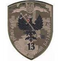 Шеврон 13 Окремий мотопіхотний батальйон