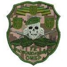 Шеврон 72 Красноградско-Київська ОМБР (череп бтр)