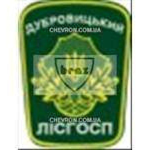 Шеврон Дубровицький лісгосп - 3442414