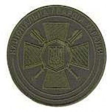 Шеврон Національна гвардія України олива (булава)