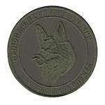 Шеврон НГУ Кінологічна служба олива