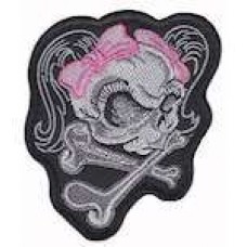 Шеврон Череп девочка